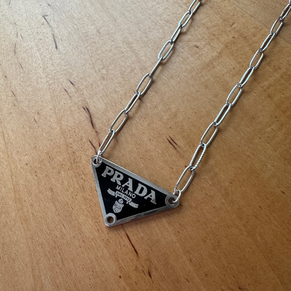 Prada Silver Necklace